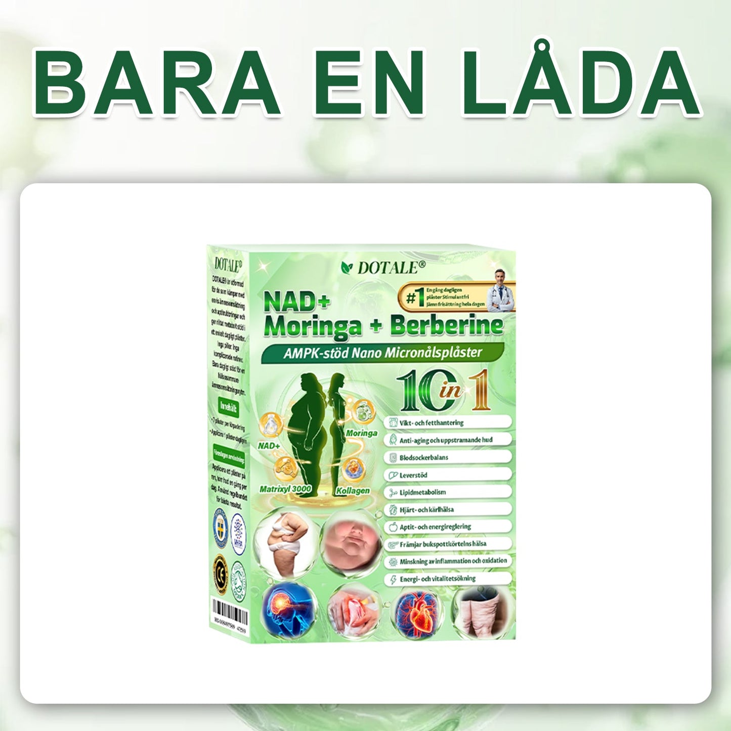 Grattis! Du är vår 500:e kund idag och får ett specialerbjudande: en andra produkt med 50 % rabatt! DOTALE®